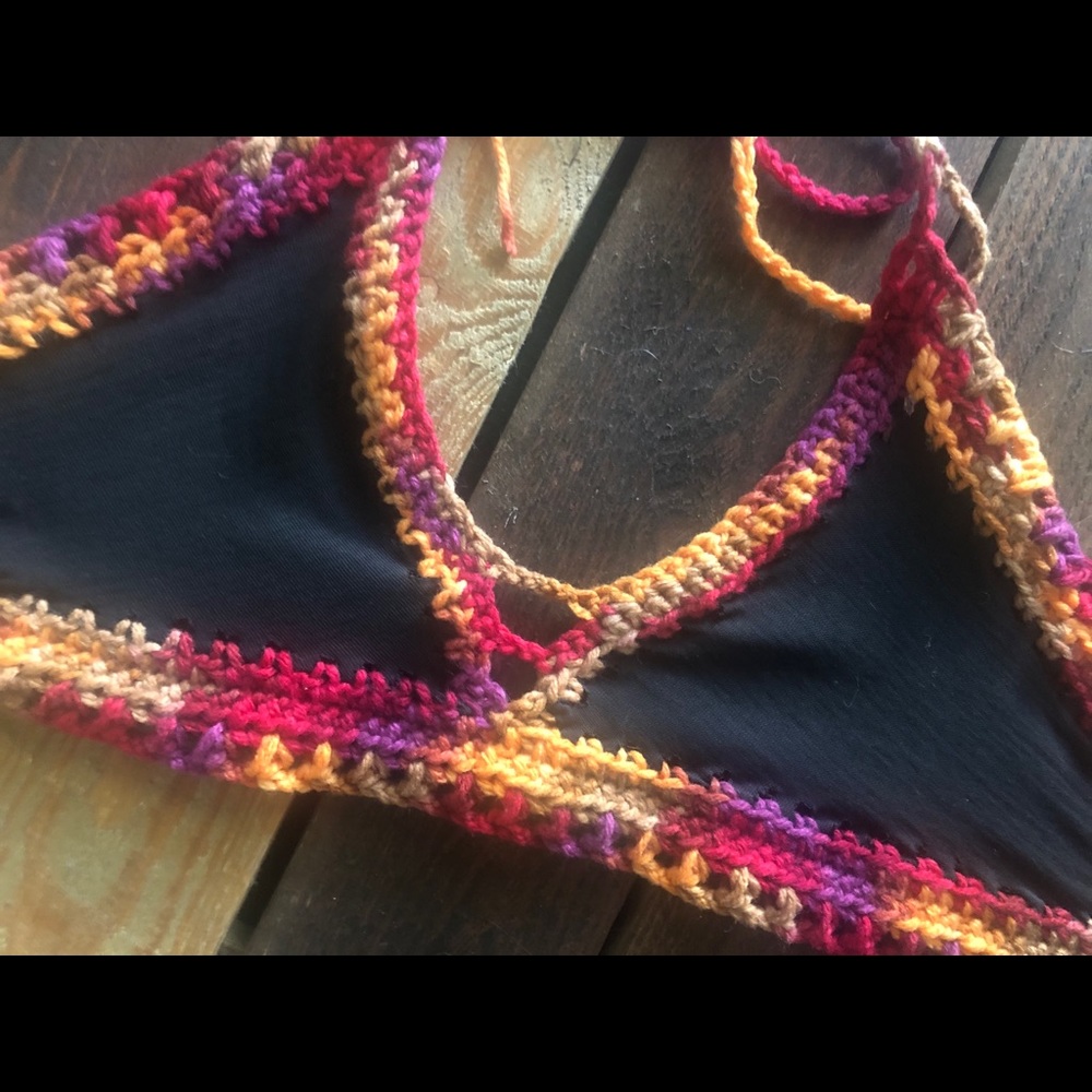 🖤 Crochet Bikini Top Handmade.